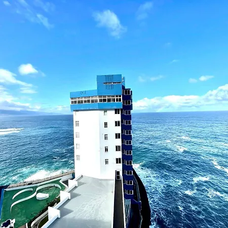 Estudio Con Wifi Y Inolvidable Vistas Directamente Al Mar En Mesa Del Mar 타코론테